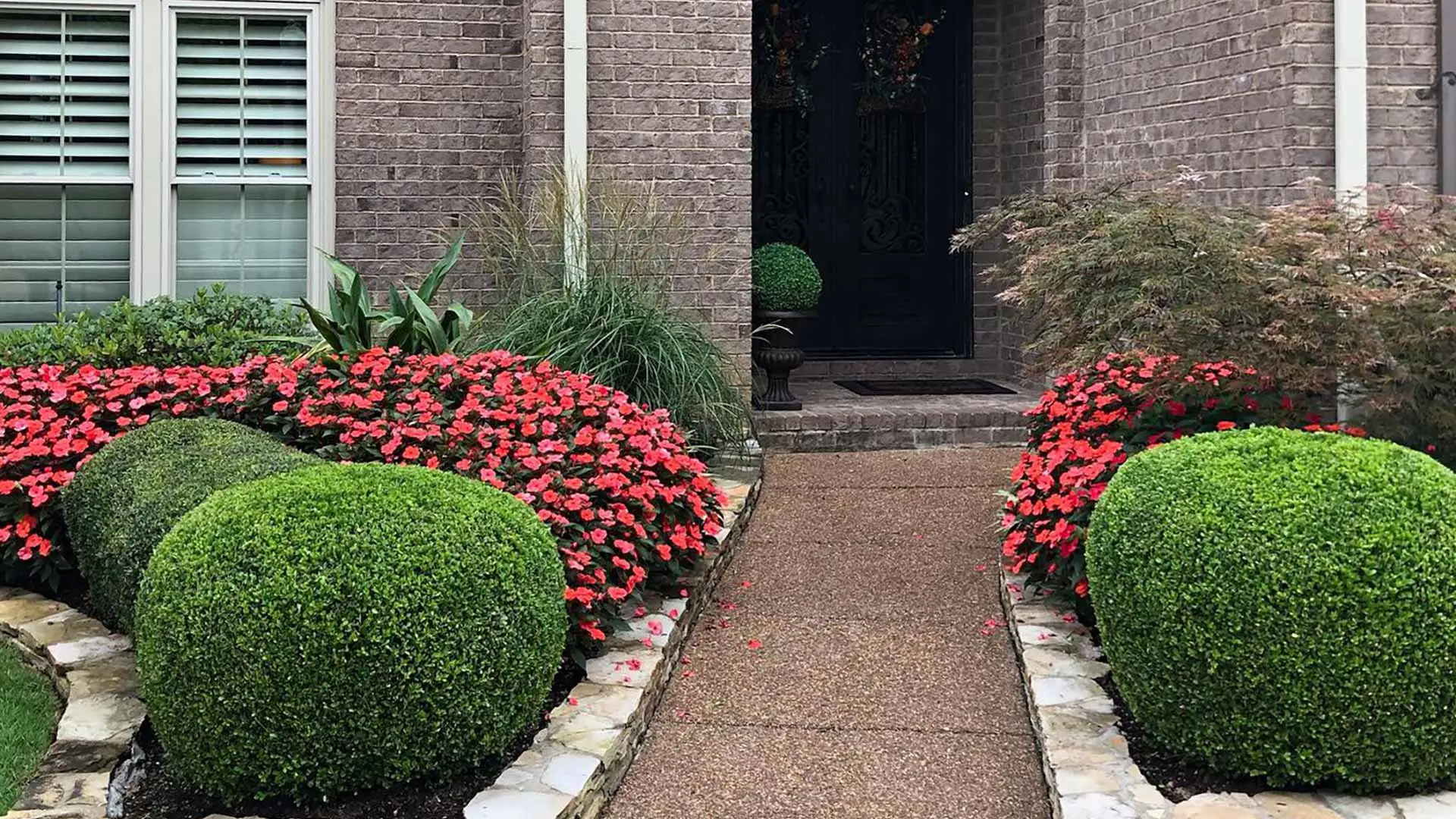 New shrubs and landscaping bed in Midtown Memphis, TN.