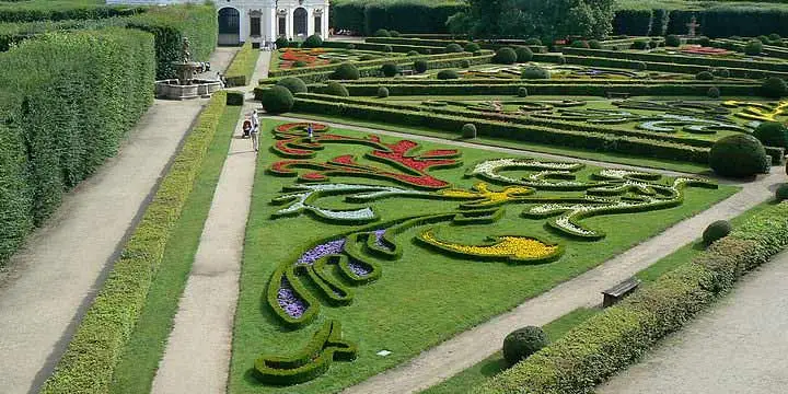 A garden with landscaping services in Memphis, TN.